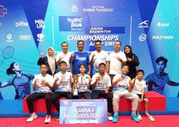 SMPN 30 Depok Juara HydroPlus Badminton Championships 2025