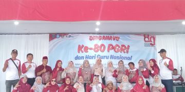 Semarak HUT ke-80 PGRI, Guru Cilodong Gelar Beragam Kegiatan dan Apresiasi Purna Bakti