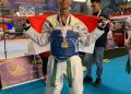 Wira Sandy Siswa MAN 1 Bogor Raih Emas di Sriwijaya International Taekwondo Championship 2025