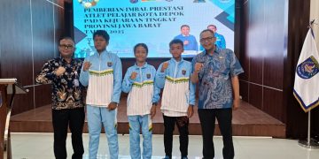 Kepala SMPN 30 Depok Apresiasi Siswa Berprestasi di POPDA Jawa Barat