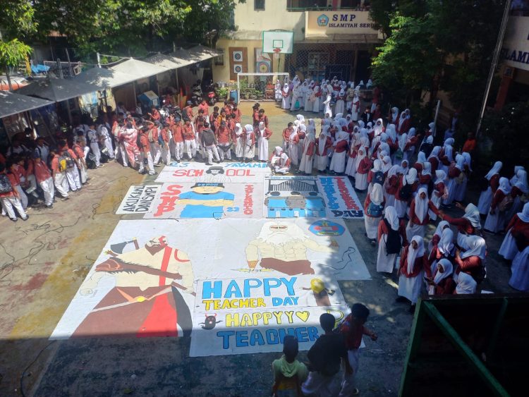 Siswa SMP Islamiyah Serua Meriahkan HGN ke-80 dengan Berbagai Kegiatan