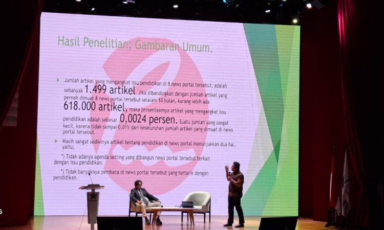 Riset YRM: Porsi Pemberitaan Pendidikan Hanya 0,0024 Persen di Media Arus Utama