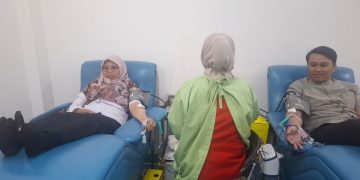 PGRI Depok Gandeng PMI Selenggarakan Aksi Kemanusiaan Donor Darah