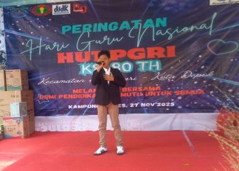 Gian Al Fahridzi Tampil Memukau di Puncak HUT ke-80 PGRI Cabang Bojongsari