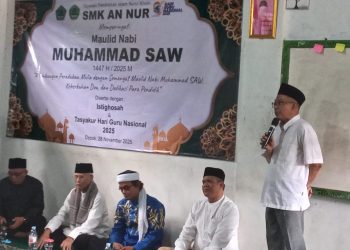 SMK An Nur Gelar Tabligh Akbar, Istighosah, dan Tasyakuran Hari Guru Nasional 2025