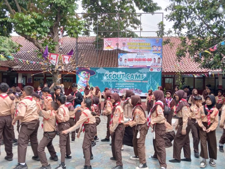 SDN Meruyung Gelar Scout Camp Perkemahan Jumat–Sabtu untuk Siswa Penggalang