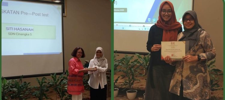 Guru SDN Cinangka 05 Depok Raih Penghargaan pada Lokakarya Gizi SEAMEO RECFON