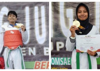 Atlet MAN 1 Bogor Sabet Dua Medali Emas di Kejuaraan Taekwondo Antar Pelajar Kabupaten Bogor XX 2025