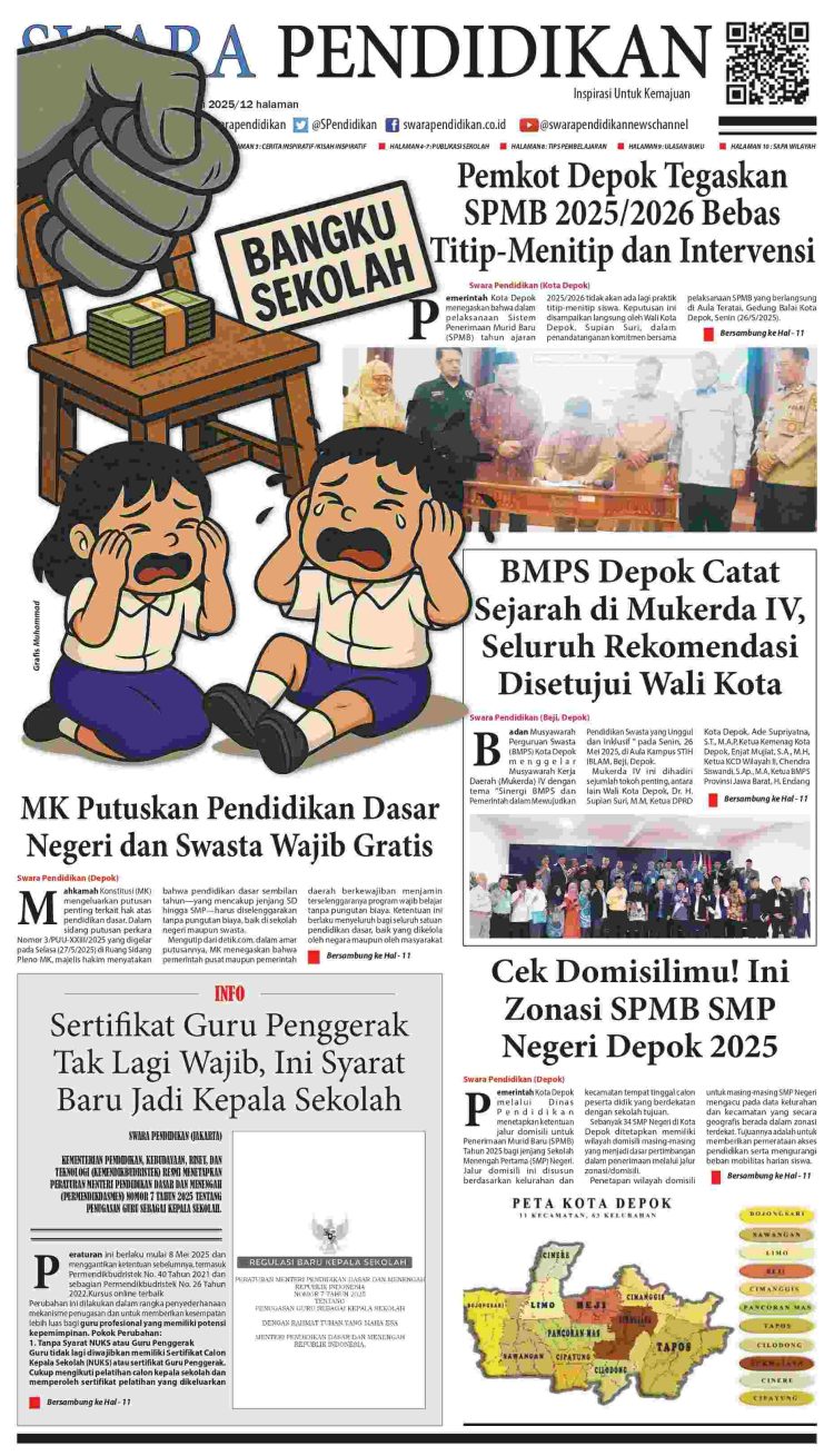 Dampak Larangan Titipan di SPMB 2025: Siswa SMP Negeri Depok Turun 1.174 Orang