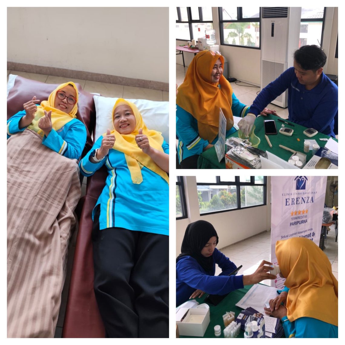 GOW Kota Depok Gelar Donor Darah dan Cek Kesehatan Gratis Bersama PMI dan Klinik Erenza