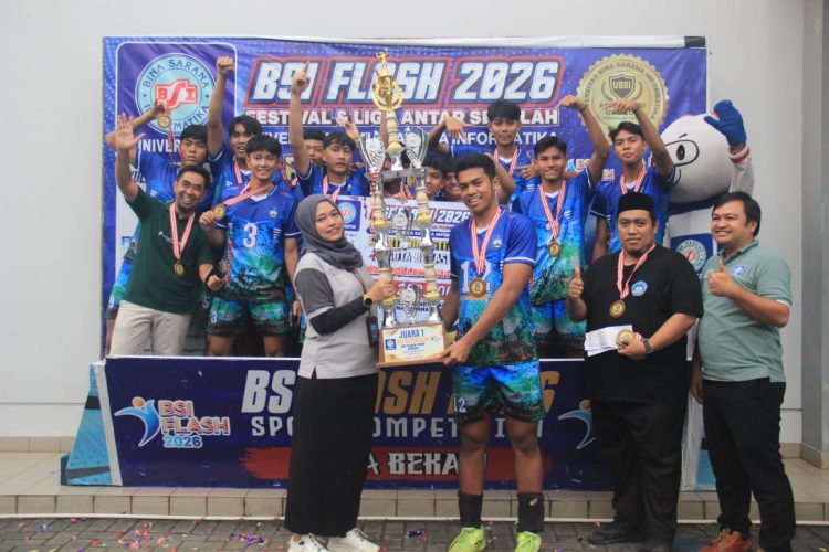 SMK Nurul Azhar Raih Juara 1 BSI Flash 2025, Kokohkan Dominasi di Ajang Voli Pelajar