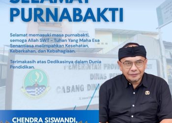 Cadisdik Wilayah II Lepas Purnabakti Chendra Siswandi dengan Penuh Haru dan Apresiasi
