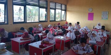 Pelaksanaan SAS di SDN Sawangan 02 Berjalan Lancar dan Tertib