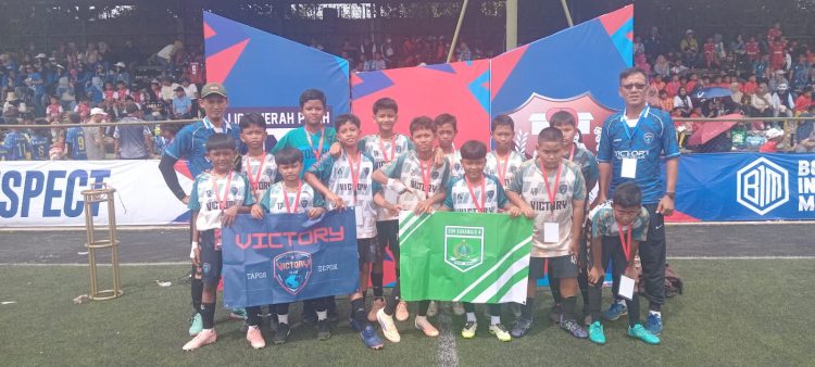 Tampil di Bandung, Tim Mini Soccer SDN Sukamaju 4 Raih Pengalaman Berharga di Level Nasional