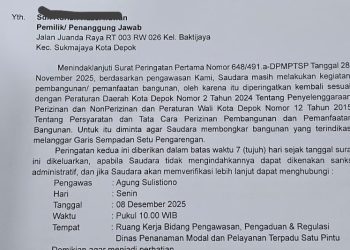 Pemilik Padelago Mulai Bongkar Bagian Bangunan yang Diduga Langgar GSS, Respons Cepat atas Peringatan DPMPTSP
