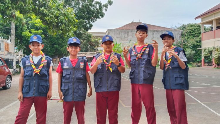 Pramuka Penggalang SDN Curug 01 Bersiap Ikuti Lomba Wide Games di Bogor