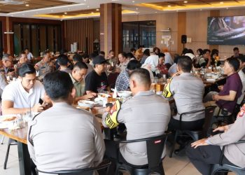 Kapolres Metro Depok Pererat Silaturahmi Bersama Insan Pers Kota Depok