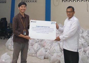 BRI Bogor Dewi Sartika Salurkan 5.000 Paket Sembako Lewat Program TJSL