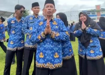 Haru di Stadion Merpati! 2.406 GTK Depok Dilantik Jadi PPPK Meski Diguyur Hujan