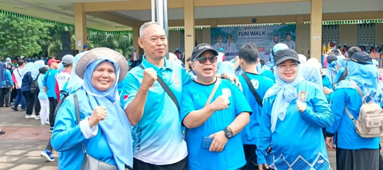 Puncak HUT PGRI ke-80 di Depok Meriah, Kepala SD Apresiasi Kepengurusan Kota