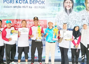 Ketua K3S SD Negeri Kecamatan Cilodong Apresiasi Prestasi Tim Voli PGRI Cilodong