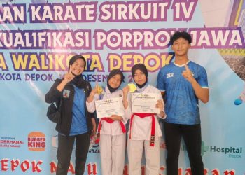 Dua Siswa MI Al-Khoeriyah Raih Juara 1 Kejuaraan Karate Sirkuit IV Piala Wali Kota Depok