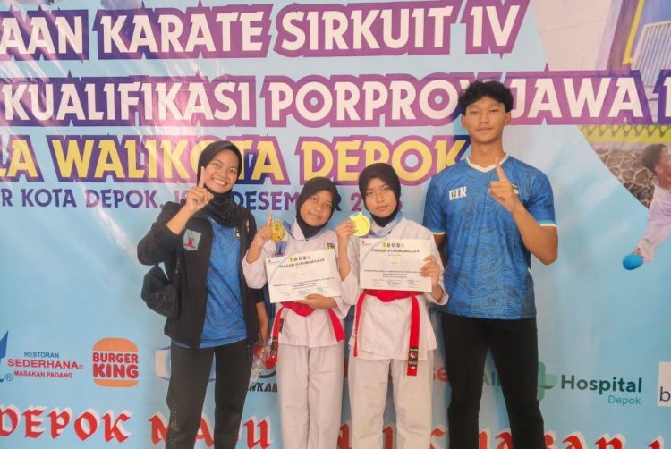 Dua Siswa MI Al-Khoeriyah Raih Juara 1 Kejuaraan Karate Sirkuit IV Piala Wali Kota Depok