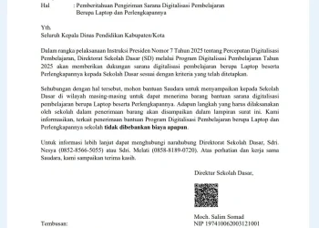 Kemendikdasmen Mulai Distribusikan Laptop Digitalisasi Pembelajaran. Gratis untuk Seluruh SD di Indonesia