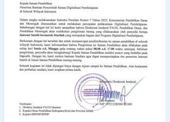 Siap-Siap! Sekolah di Seluruh Indonesia Akan Terima Bantuan Internet Satelit Starlink