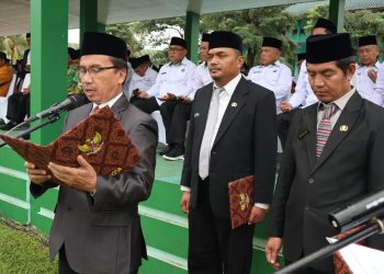 Doa Guru MAN 1 Bogor Hadirkan Kekhidmatan pada Upacara HAB ke-80 Kemenag Kabupaten Bogor