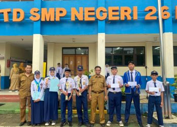 Sertijab OSIS SMPN 26 Depok Warnai Awal Semester Genap 2026