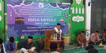 Peringati Isra Miraj, SMK Insan Madani dan MTs Madaniyah Tanamkan Nilai Salat Sejak Dini