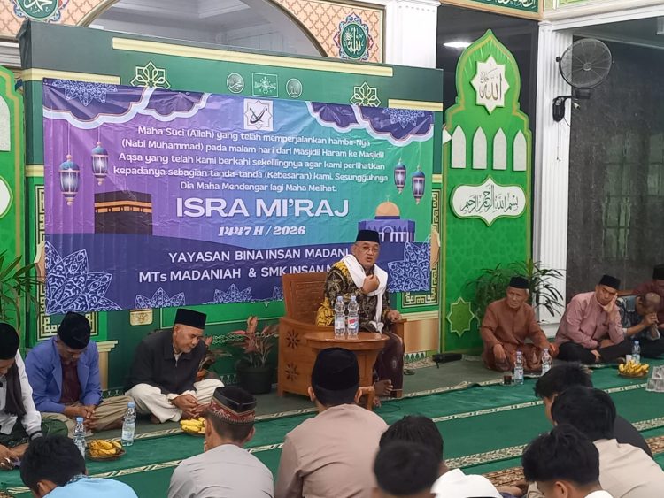 Peringati Isra Miraj, SMK Insan Madani dan MTs Madaniyah Tanamkan Nilai Salat Sejak Dini