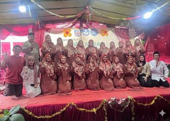 Meski Diguyur Hujan, SDN Sukamaju 3 Cilodong Peringati Isra Mi’raj dengan Khidmat