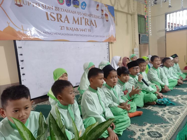 SDN Bedahan 03 Peringati Isra Mi’raj 1447 H, Dorong Peningkatan Kualitas Ibadah Siswa