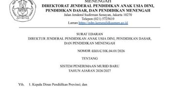 Kemendikdasmen Terbitkan Surat Edaran SPMB 2026/2027, Juknis SPMB Wajib Terbit Februari 2026