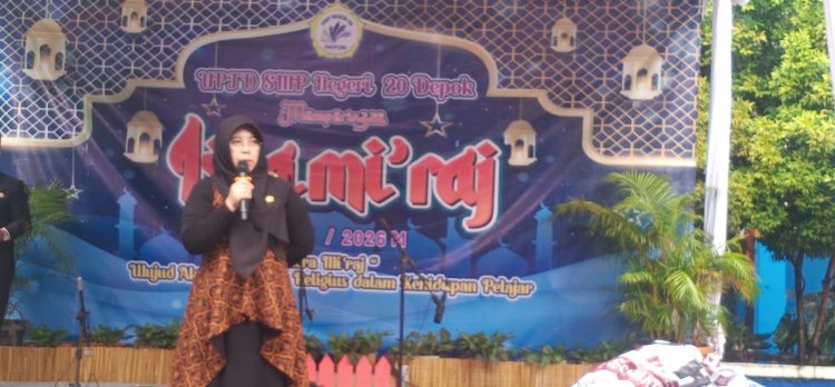 Kepala SMP Negeri 20 Depok Ingatkan Pentingnya Salat Lewat Peringatan Isra Mi’raj