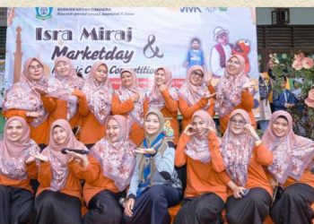 Semarak Market Day dan Peringatan Isra Mi’raj di MI Miftahul Huda Muhammadiyah Cinangka