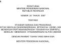 Permendiknas Nomor 24 Tahun 2007 Jadi Acuan Standar Sarana dan Prasarana Sekolah