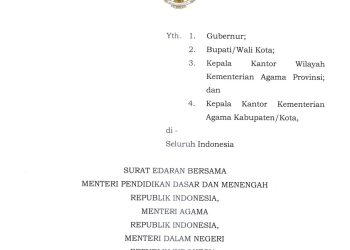 Tiga Menteri Terbitkan Surat Edaran Pembelajaran Ramadan 1447 H/2026 M, Ini Jadwal dan Ketentuannya