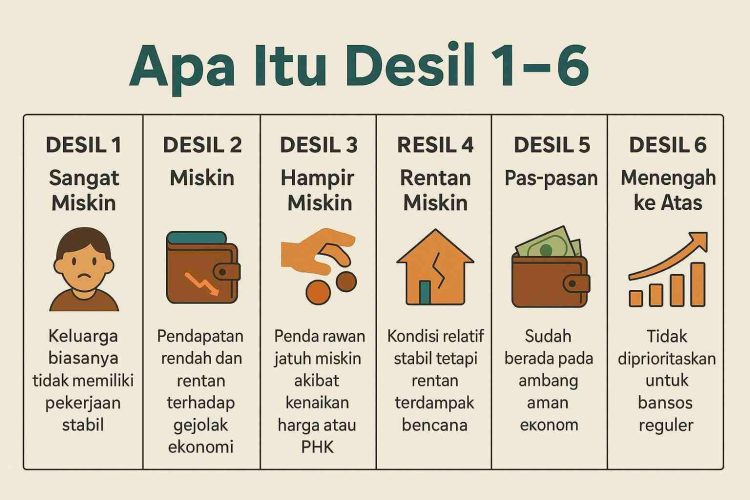 Desil 1–6 Bukan Soal Kaya atau Miskin, Ini Penjelasannya