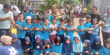 Ratusan Siswa SDN Pasir Putih 03 Antusias Ikuti Edukasi Sains dan Pengenalan Hewan
