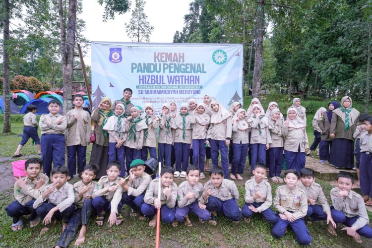 Kemah Hizbul Wathan Jadi Sarana Pembinaan Karakter Siswa SD Muhammadiyah Meruyung