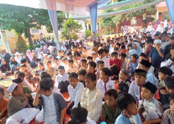 Hangatnya Isra Miraj di SDN Duren Seribu 04: Dongeng, Doa, dan Santunan