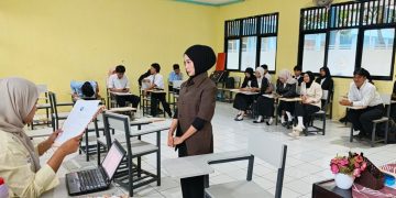 164 Siswa SMK Bina Mandiri Kelas XII Ikuti Ujian Praktik