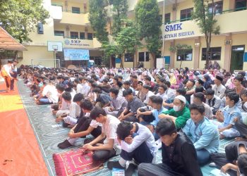Ratusan Siswa SMP Islamiyah Serua Ikuti Pesantren Kilat Ramadan 1447 H