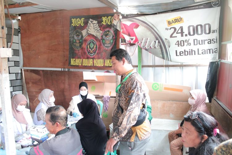 Kolaborasi Sosial, BAZNAS Kabupaten Bogor dan NOC Layani Cek Kesehatan Gratis