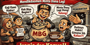 Dana Guru Honorer Diambil untuk MBG, Mendikdasmen Minta Dana Lagi, Ironis dan Konyol