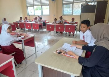 Ratusan Siswa SDN Bedahan 03 Ikuti Pekan Ulangan Semester Genap