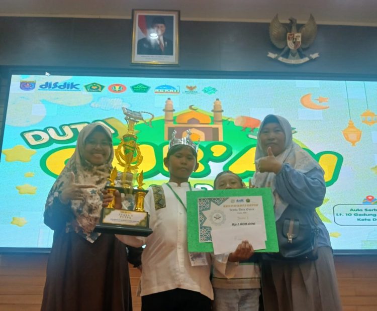 Muhammad Jamaludin Siswa SDN Kedaung Juara 3 Duta Quran Tingkat Kota Depok